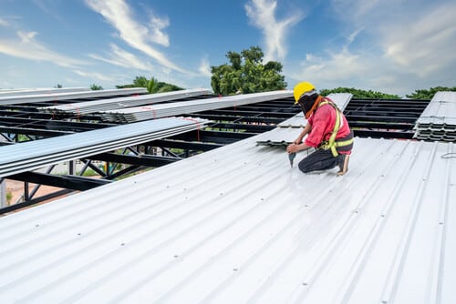 commercial roof installation